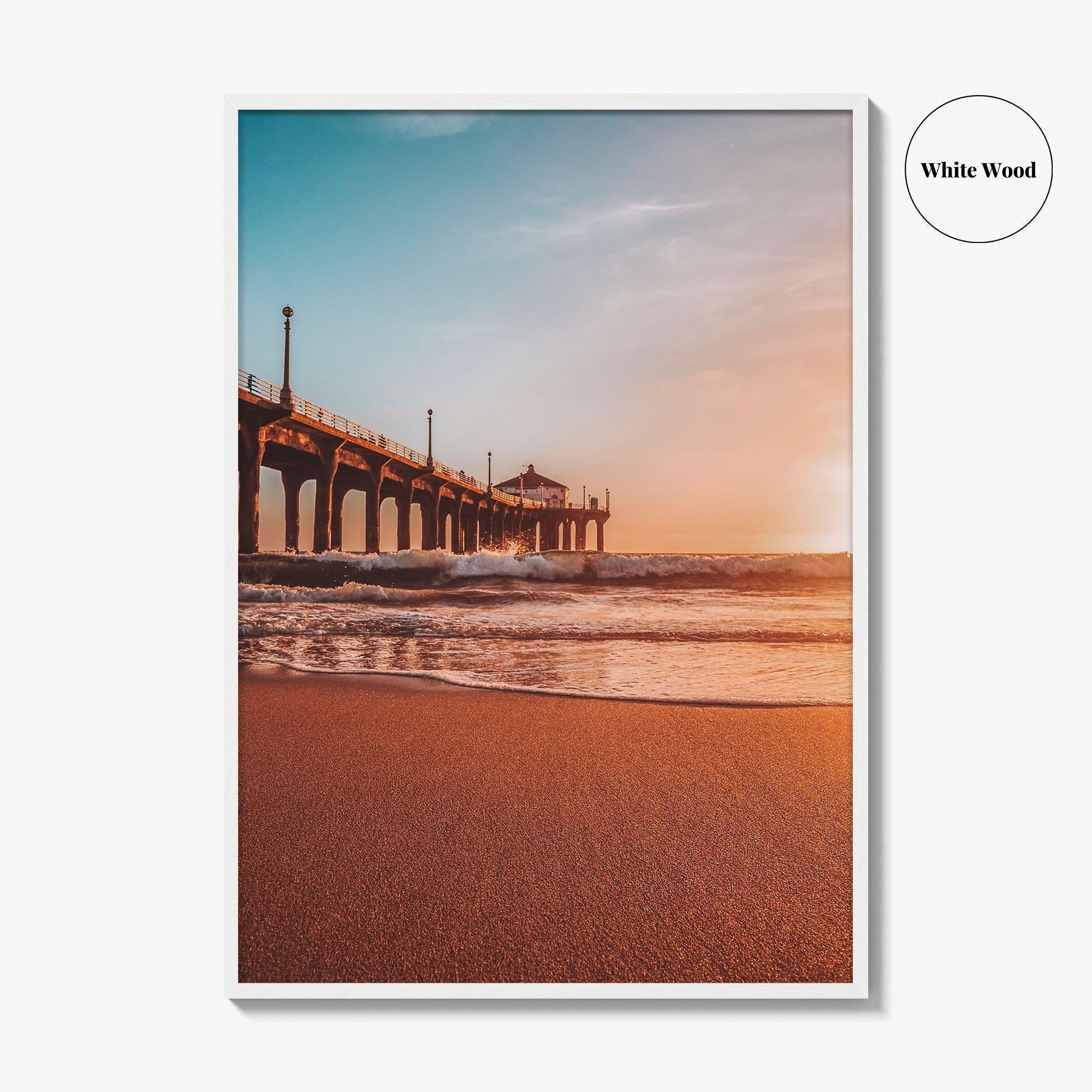 Manhattan Beach Fine Art Photo Print, California Pier Poster
