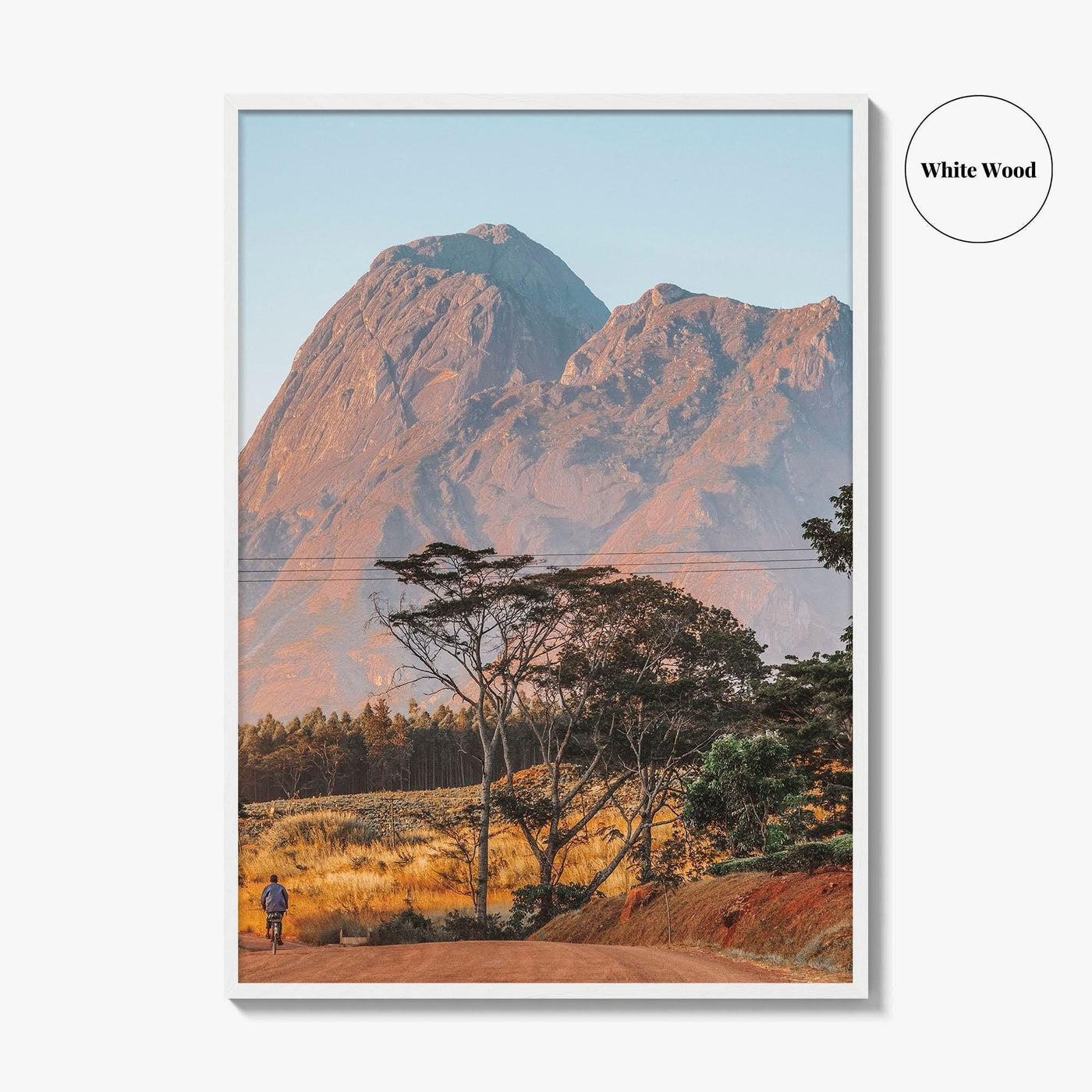 Malawi Fine Art Photo Print, Africa Landscape Wall Decor Poster, Dusty Road