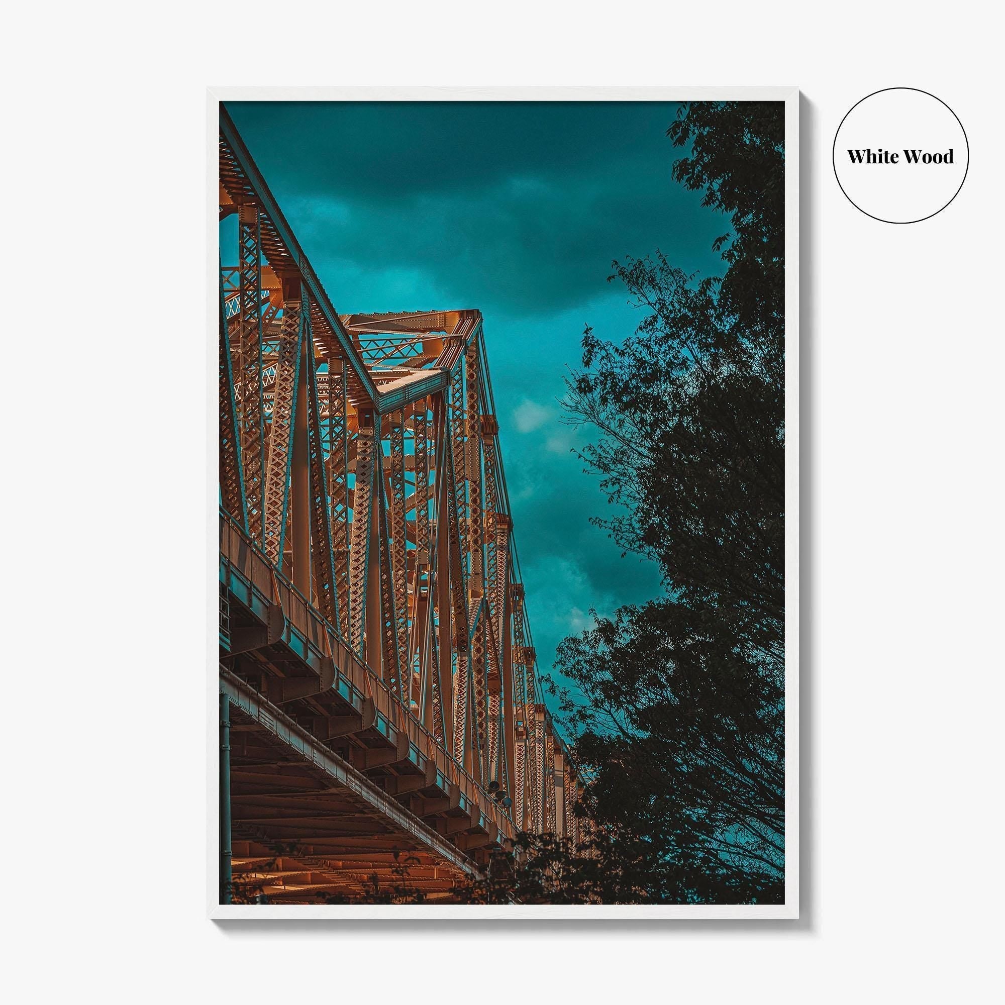 Louisville Fine Art Photo Print, Second Street Bridge, Kentucky, USA Wall Decor Poster