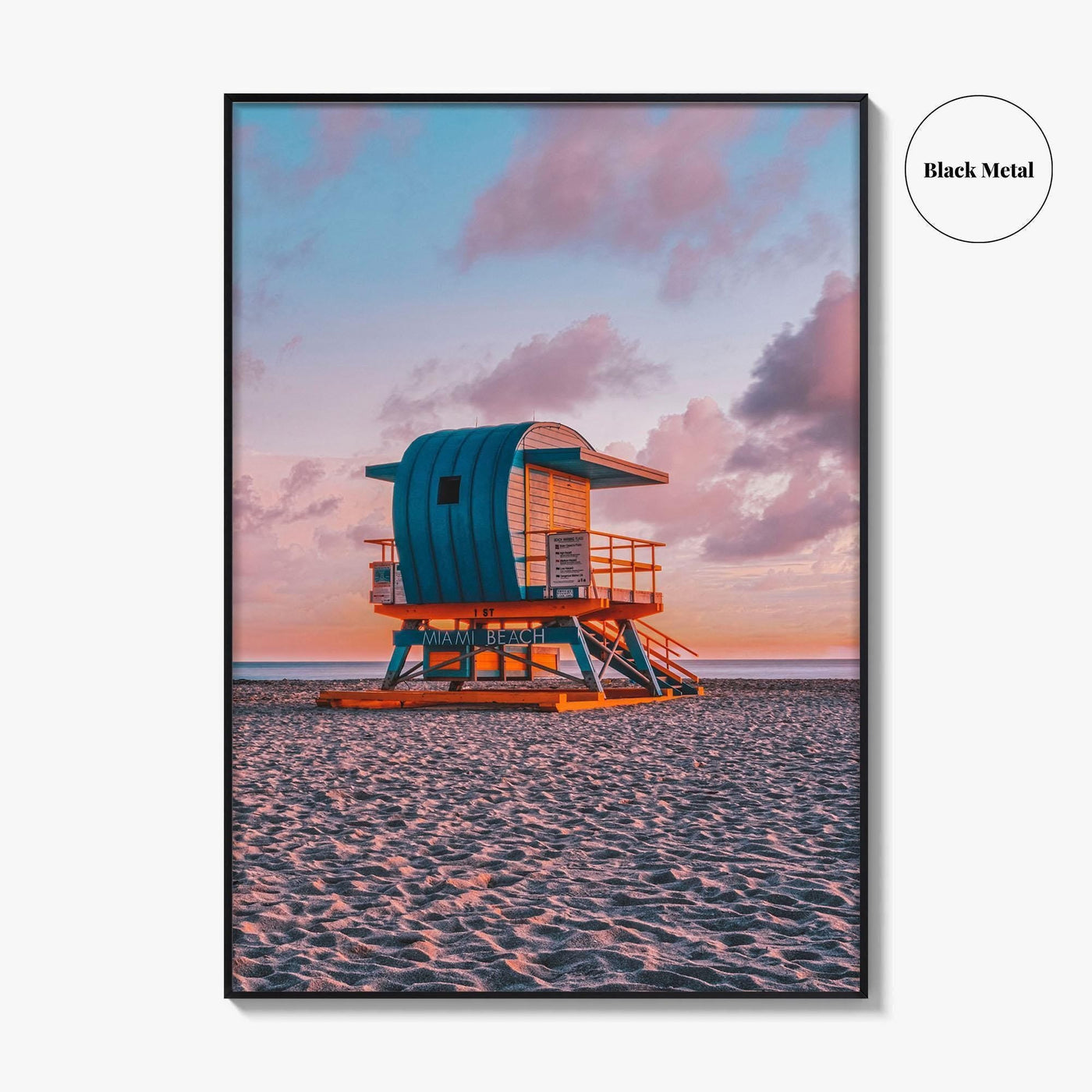 Miami Fine Art Photo Print, South Beach Florida, Wall Decor, Lifeguard Tower