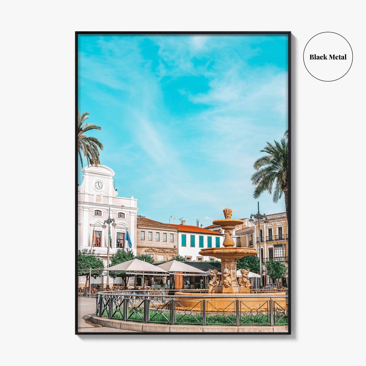 Merida Fine Art Photo Print, Plaza de España, Extremadura, Spain Poster