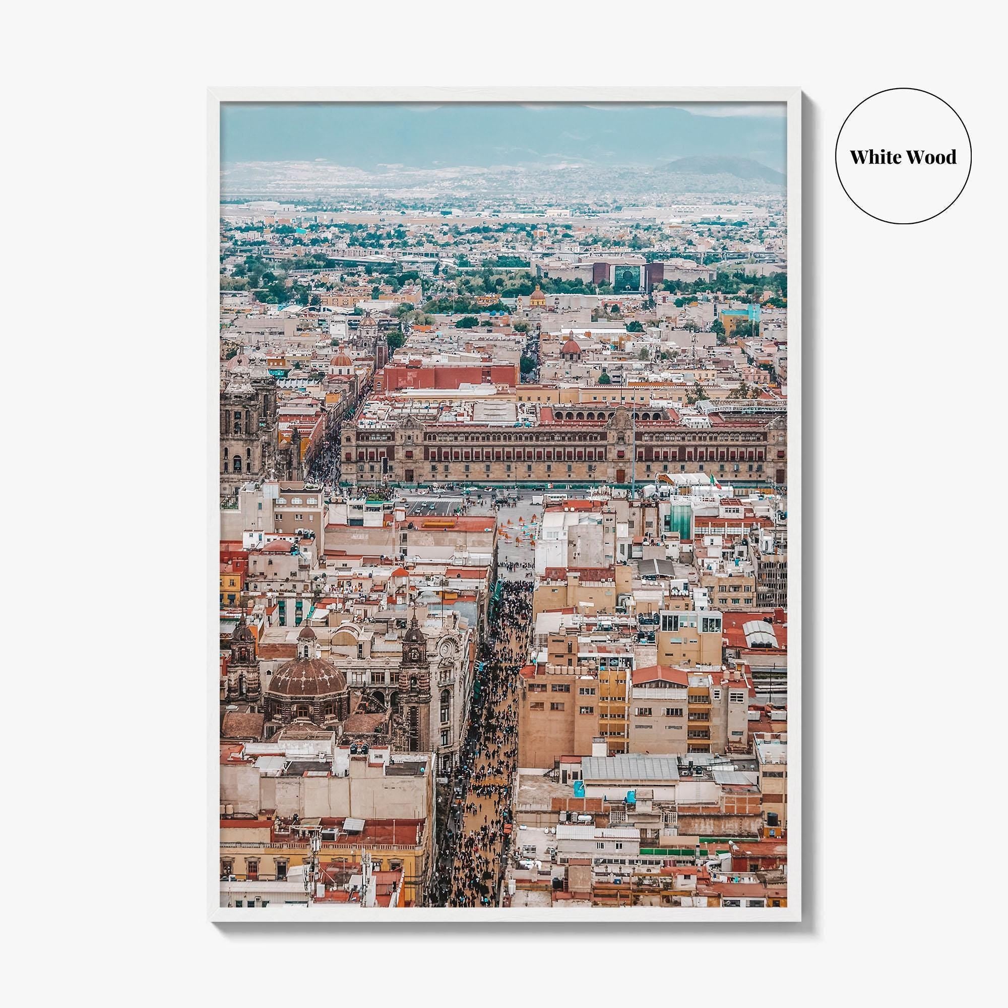 Mexico City Skyline Fine Art Photo Print, Wall Poster, CDMX