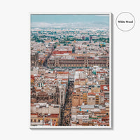 Mexico City Skyline Fine Art Photo Print, Wall Poster, CDMX