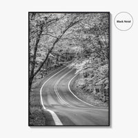 Michigan Black and White Fine Art Photo Print, Keweenaw Peninsula Scenic Byway M41 Poster