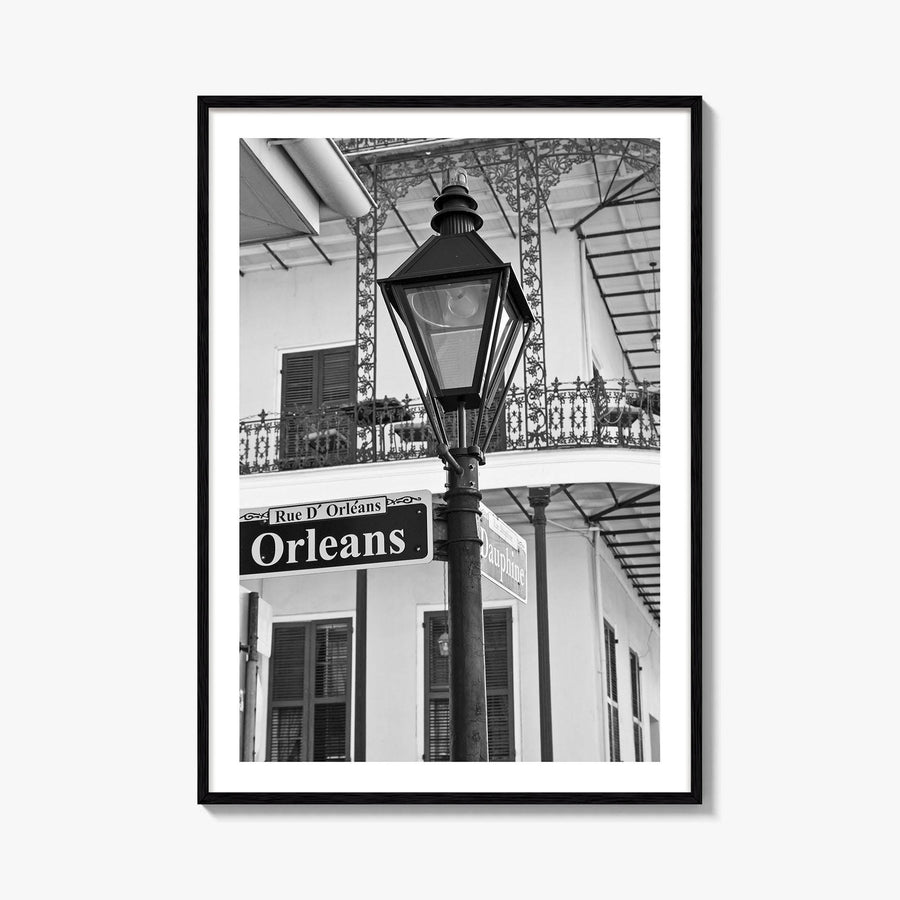 New Orleans Black and White Fine Art Photo Print, French Quarter Louisiana Poster