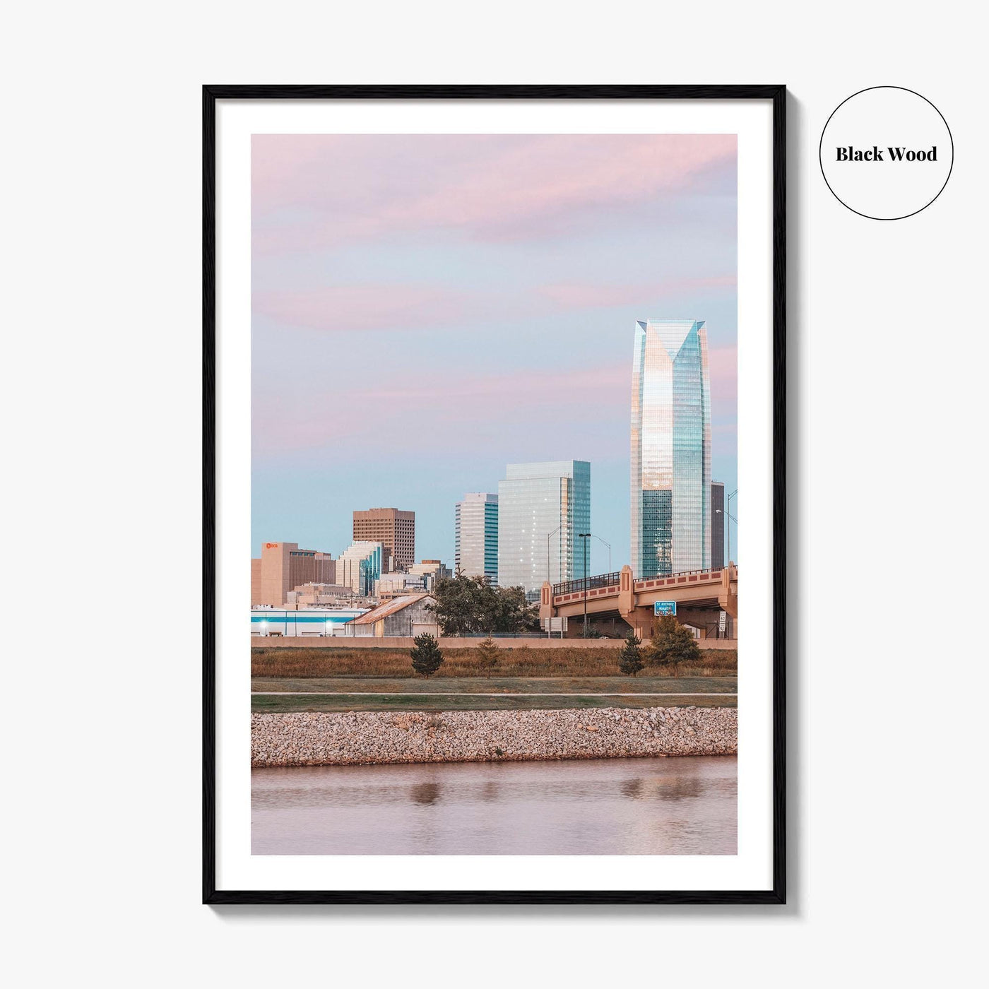 Oklahoma City Skyline Fine Art Photo Print, OKC, Oklahoma, USA Wall Decor Poster