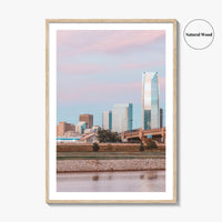 Oklahoma City Skyline Fine Art Photo Print, OKC, Oklahoma, USA Wall Decor Poster