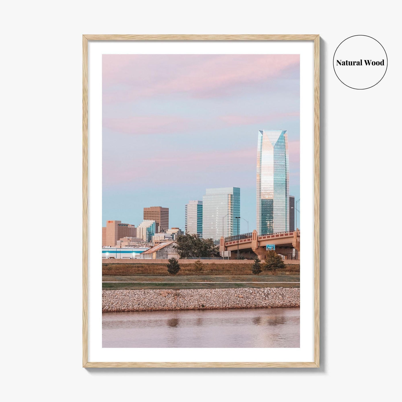 Oklahoma City Skyline Fine Art Photo Print, OKC, Oklahoma, USA Wall Decor Poster