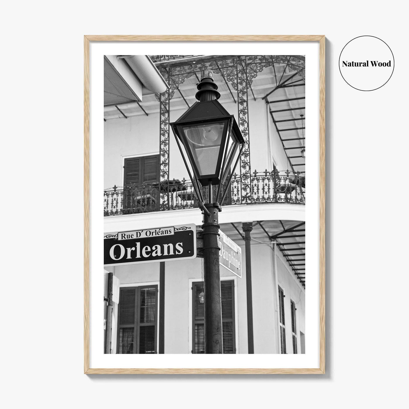 New Orleans Black and White Fine Art Photo Print, French Quarter Louisiana Poster