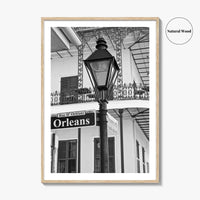 New Orleans Black and White Fine Art Photo Print, French Quarter Louisiana Poster