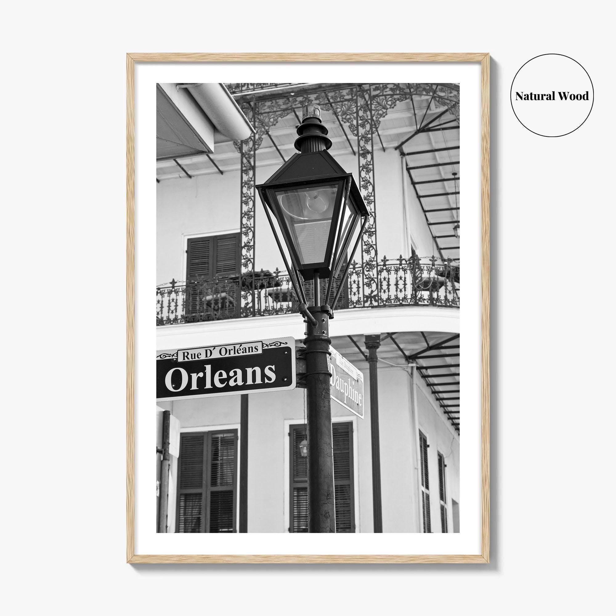 New Orleans Black and White Fine Art Photo Print, French Quarter Louisiana Poster