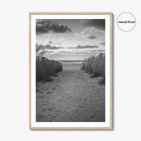 Ocean City Maryland Black and White Fine Art Photo Print, OCMD Poster
