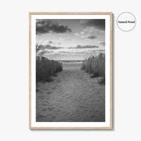 Ocean City Maryland Black and White Fine Art Photo Print, OCMD Poster