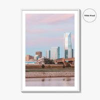 Oklahoma City Skyline Fine Art Photo Print, OKC, Oklahoma, USA Wall Decor Poster