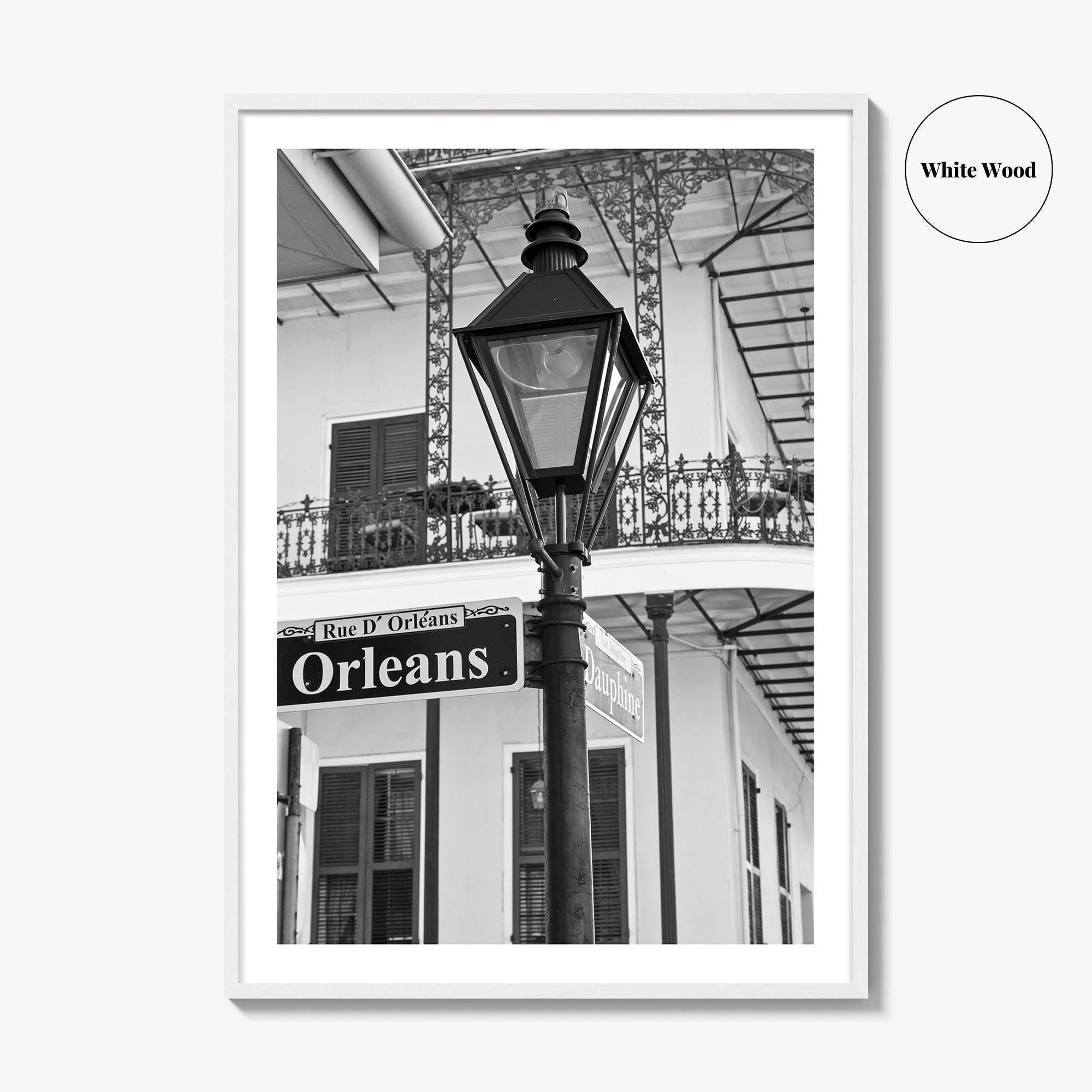 New Orleans Black and White Fine Art Photo Print, French Quarter Louisiana Poster