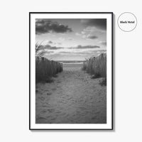 Ocean City Maryland Black and White Fine Art Photo Print, OCMD Poster