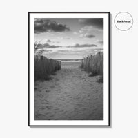Ocean City Maryland Black and White Fine Art Photo Print, OCMD Poster