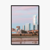 Oklahoma City Skyline Fine Art Photo Print, OKC, Oklahoma, USA Wall Decor Poster