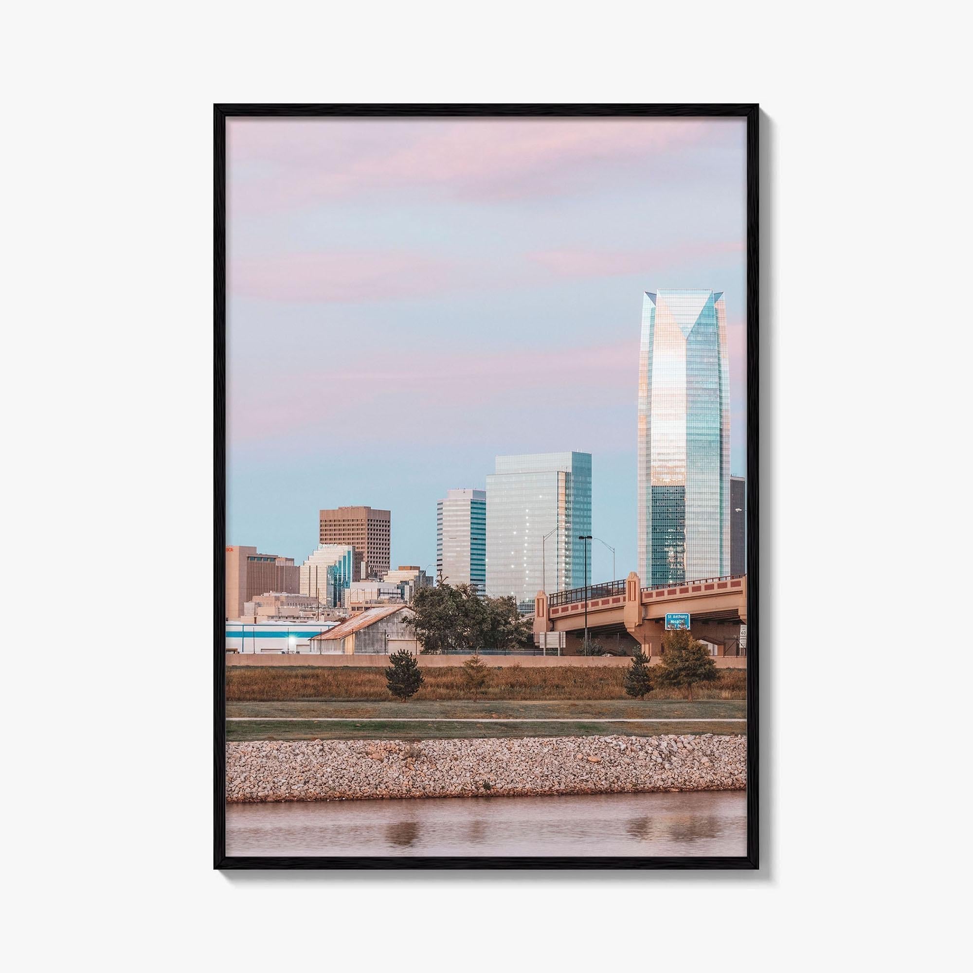 Oklahoma City Skyline Fine Art Photo Print, OKC, Oklahoma, USA Wall Decor Poster