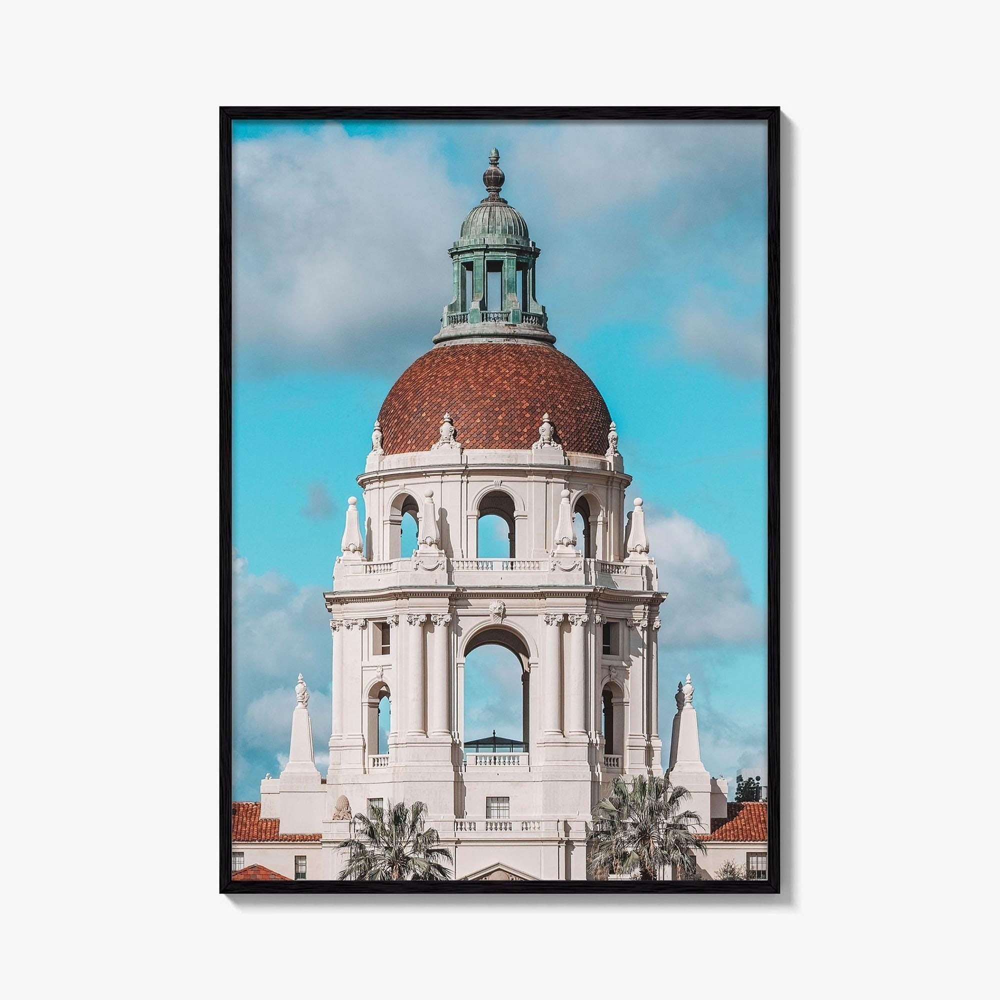 Pasadena Fine Art Photo Print, City Hall, California, USA, Wall Decor Poster