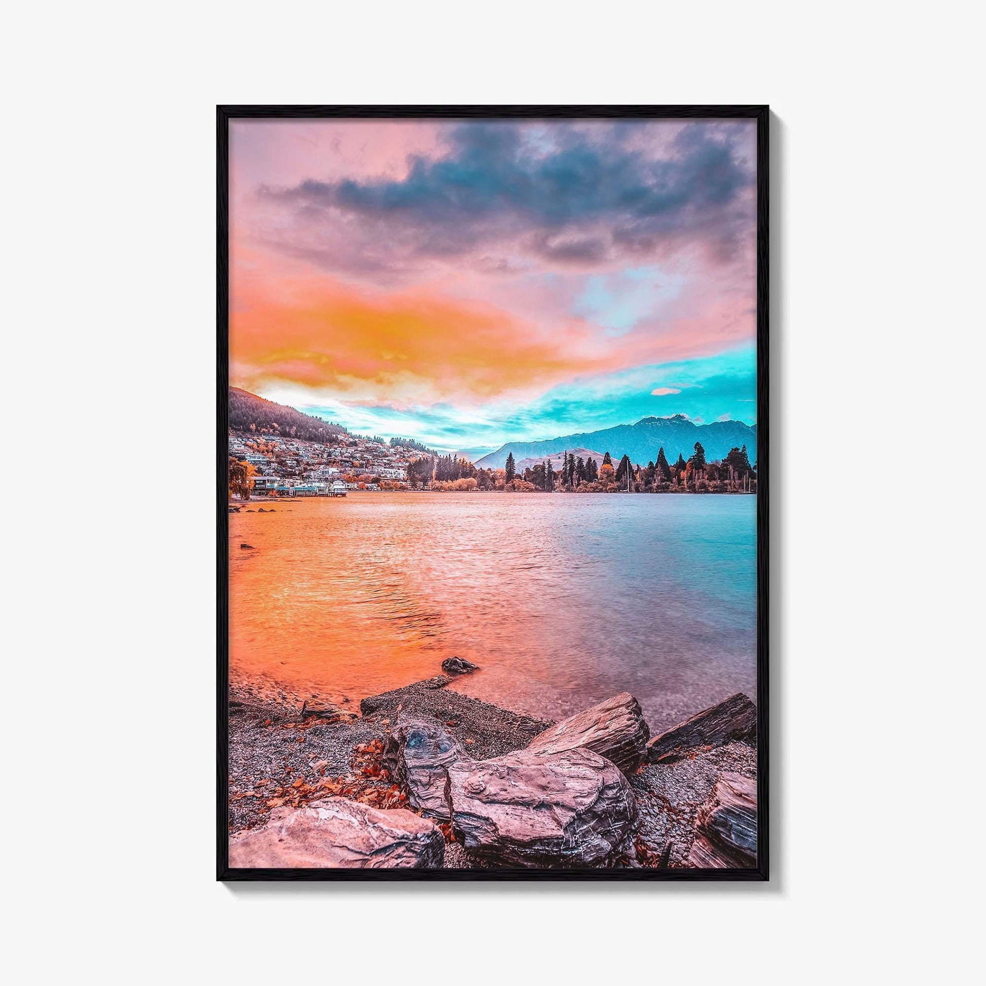 Queenstown Fine Art Photo Print, New Zealand, NZ, Otago, South Island, Wall Decor, Poster