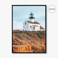 Point Loma Fine Art Photo Print, Cabrillo National Monument Lighthouse, San Diego Poster