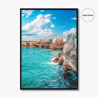 Polignano a Mare Fine Art Photo Print, Puglia Italy, Adriatic Sea Poster