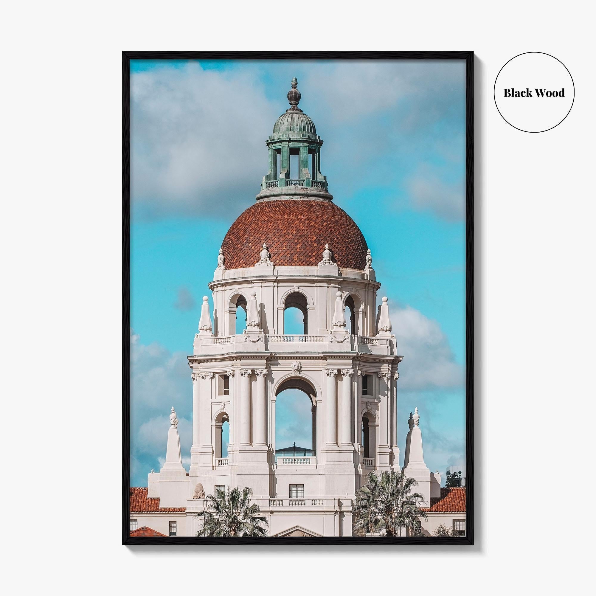Pasadena Fine Art Photo Print, City Hall, California, USA, Wall Decor Poster