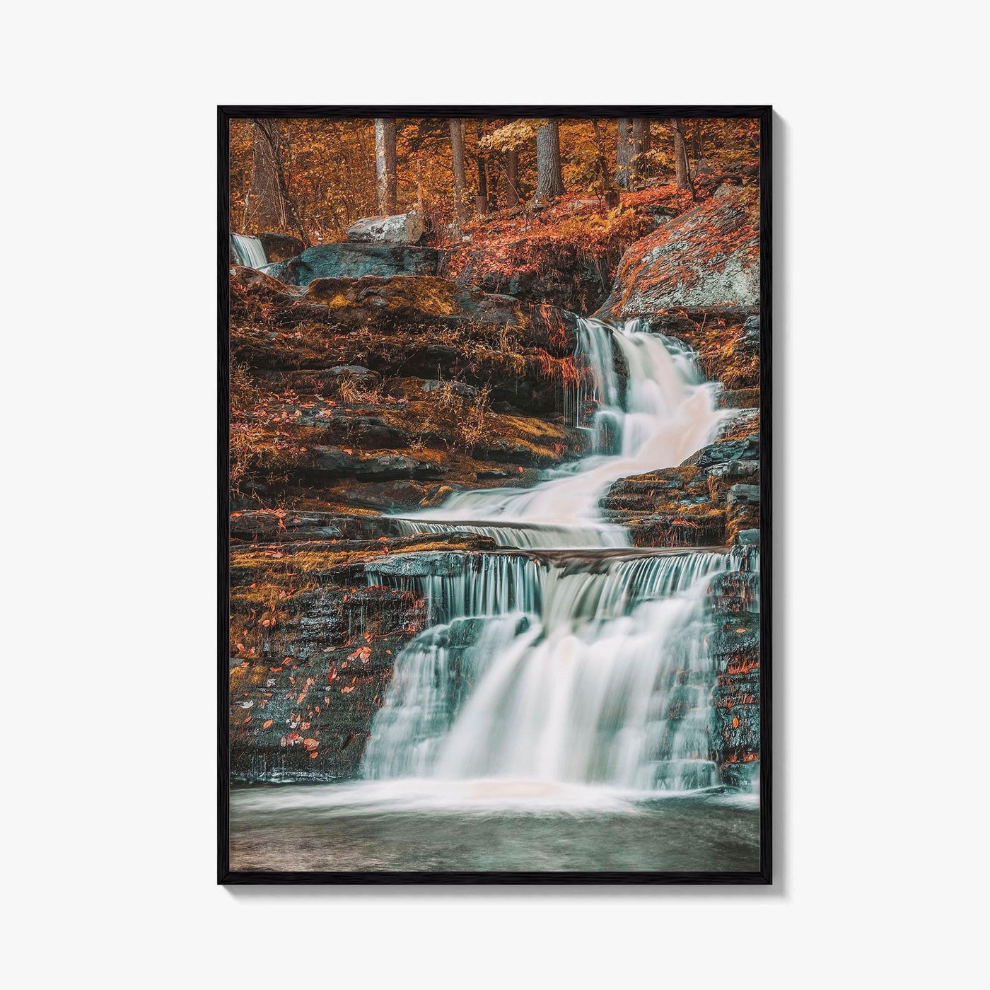 Pocono Mountains Fine Art Photo Print, Factory Falls Waterfall, Delaware Water Gap Pennsylvania