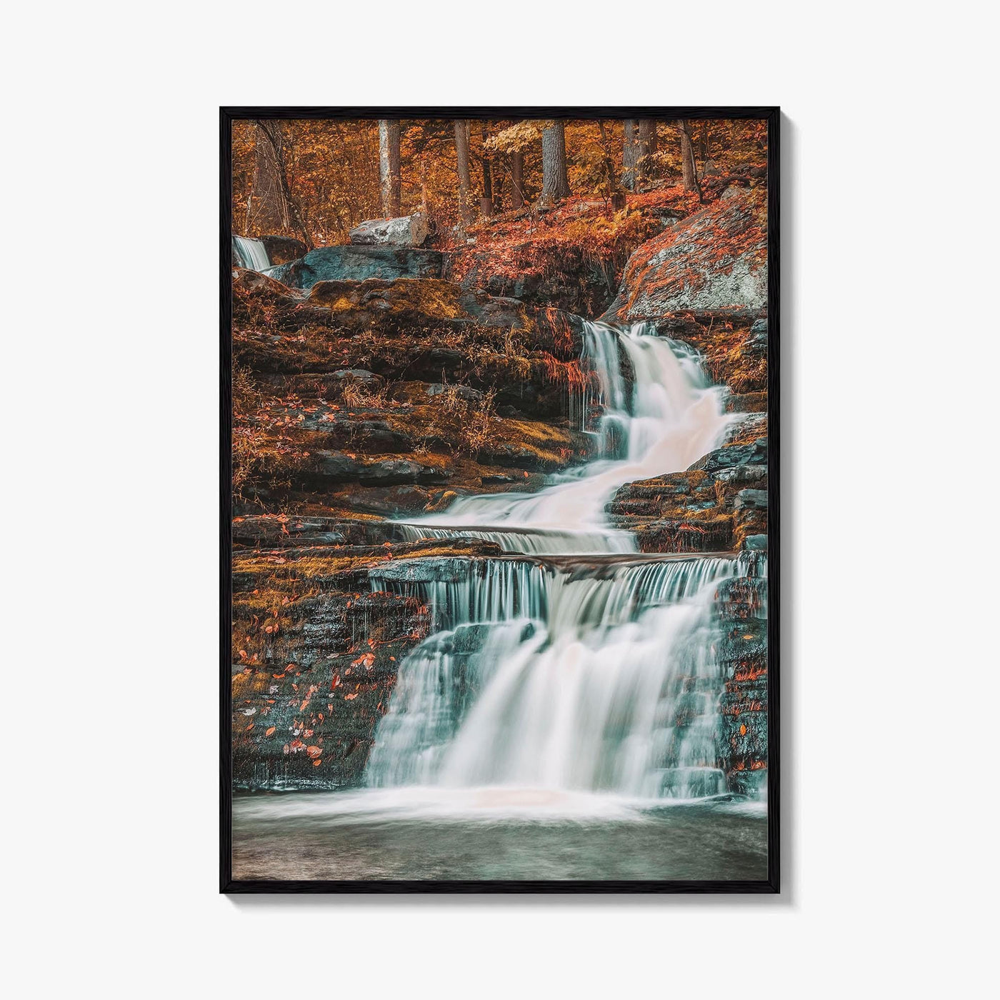 Pocono Mountains Fine Art Photo Print, Factory Falls Waterfall, Delaware Water Gap Pennsylvania