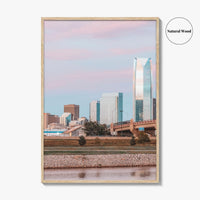 Oklahoma City Skyline Fine Art Photo Print, OKC, Oklahoma, USA Wall Decor Poster
