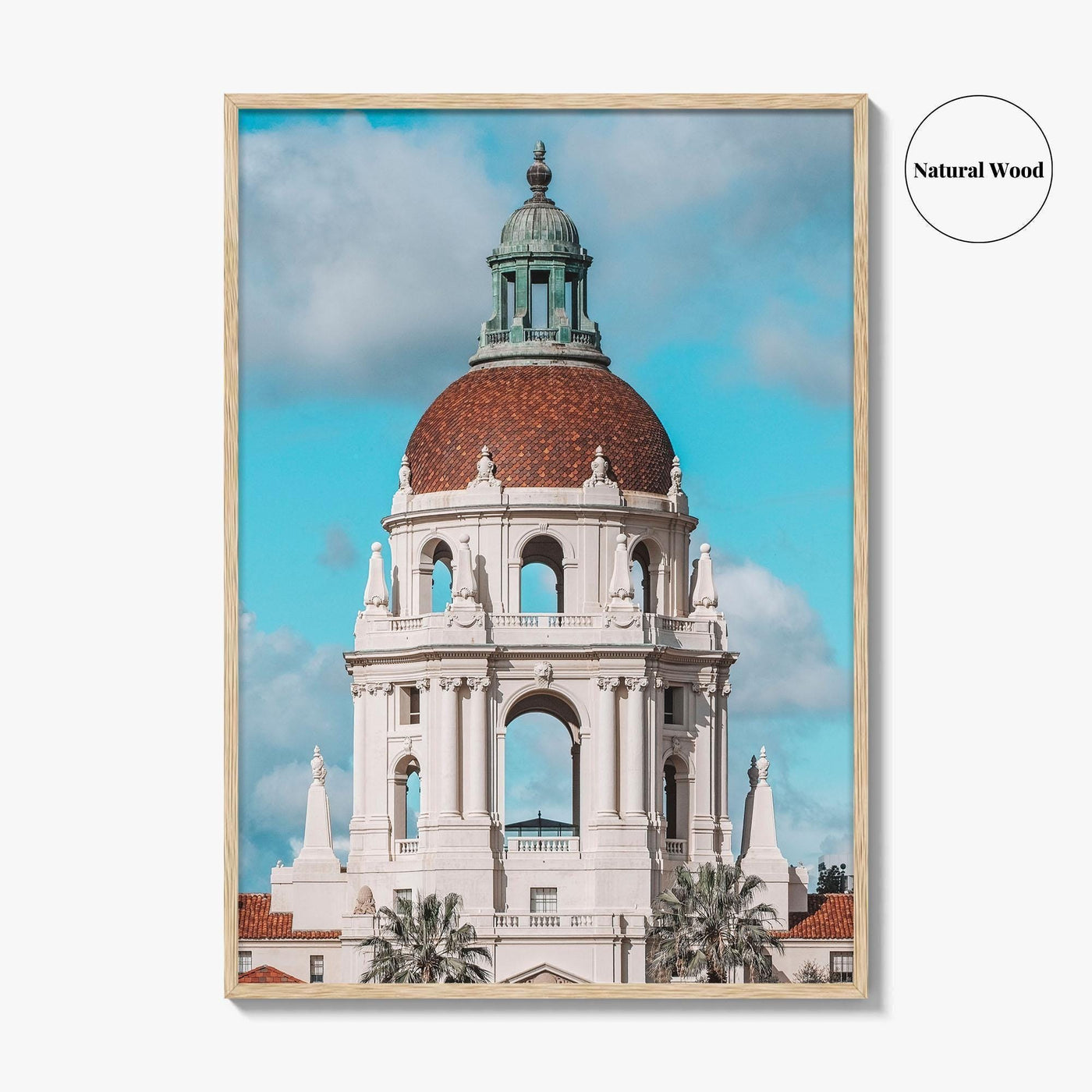 Pasadena Fine Art Photo Print, City Hall, California, USA, Wall Decor Poster