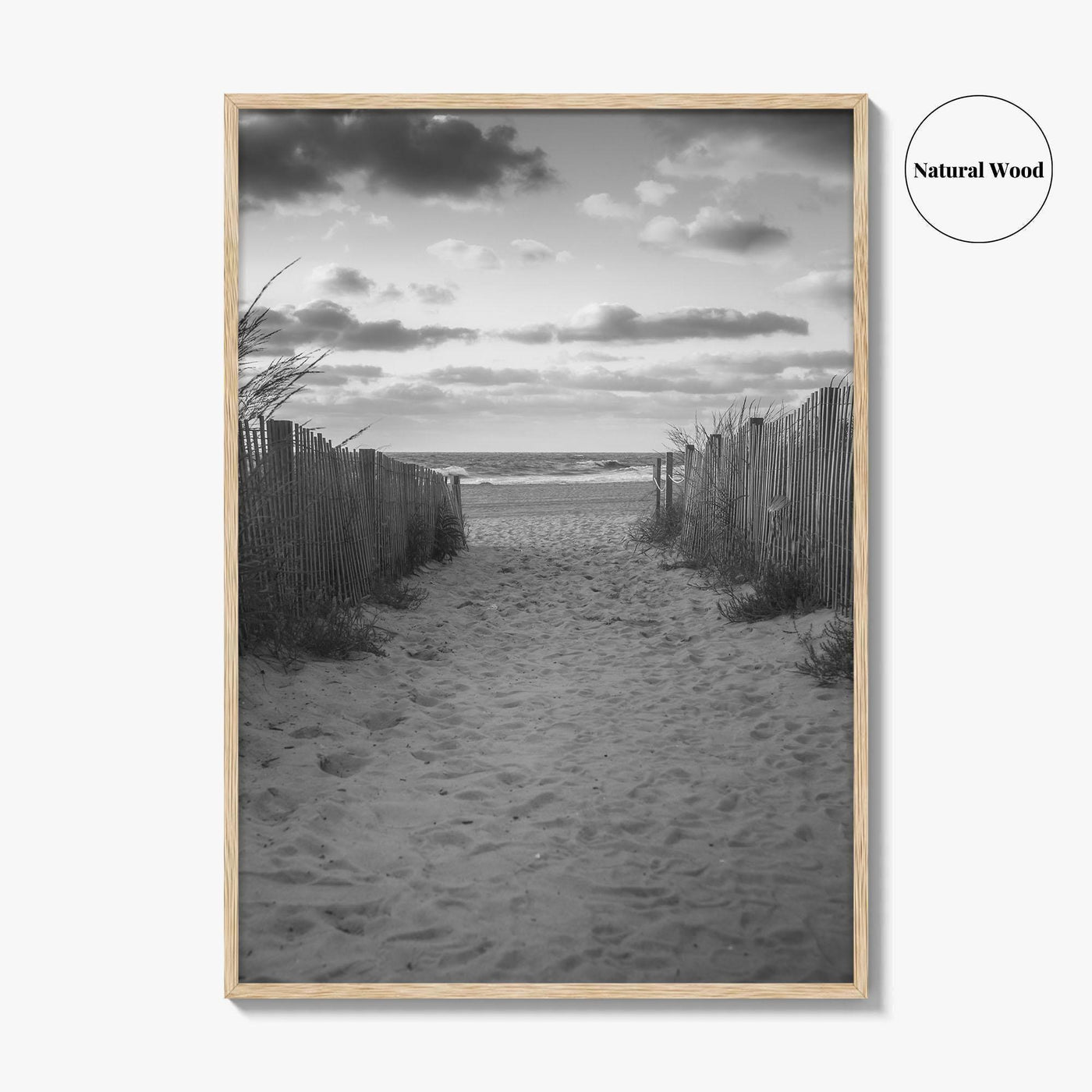 Ocean City Maryland Black and White Fine Art Photo Print, OCMD Poster