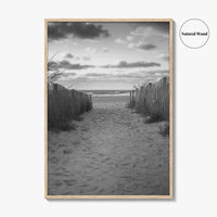 Ocean City Maryland Black and White Fine Art Photo Print, OCMD Poster