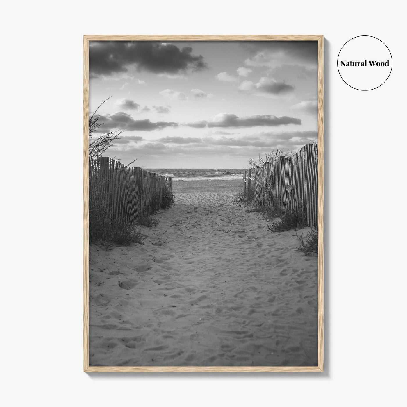 Ocean City Maryland Black and White Fine Art Photo Print, OCMD Poster