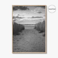 Ocean City Maryland Black and White Fine Art Photo Print, OCMD Poster