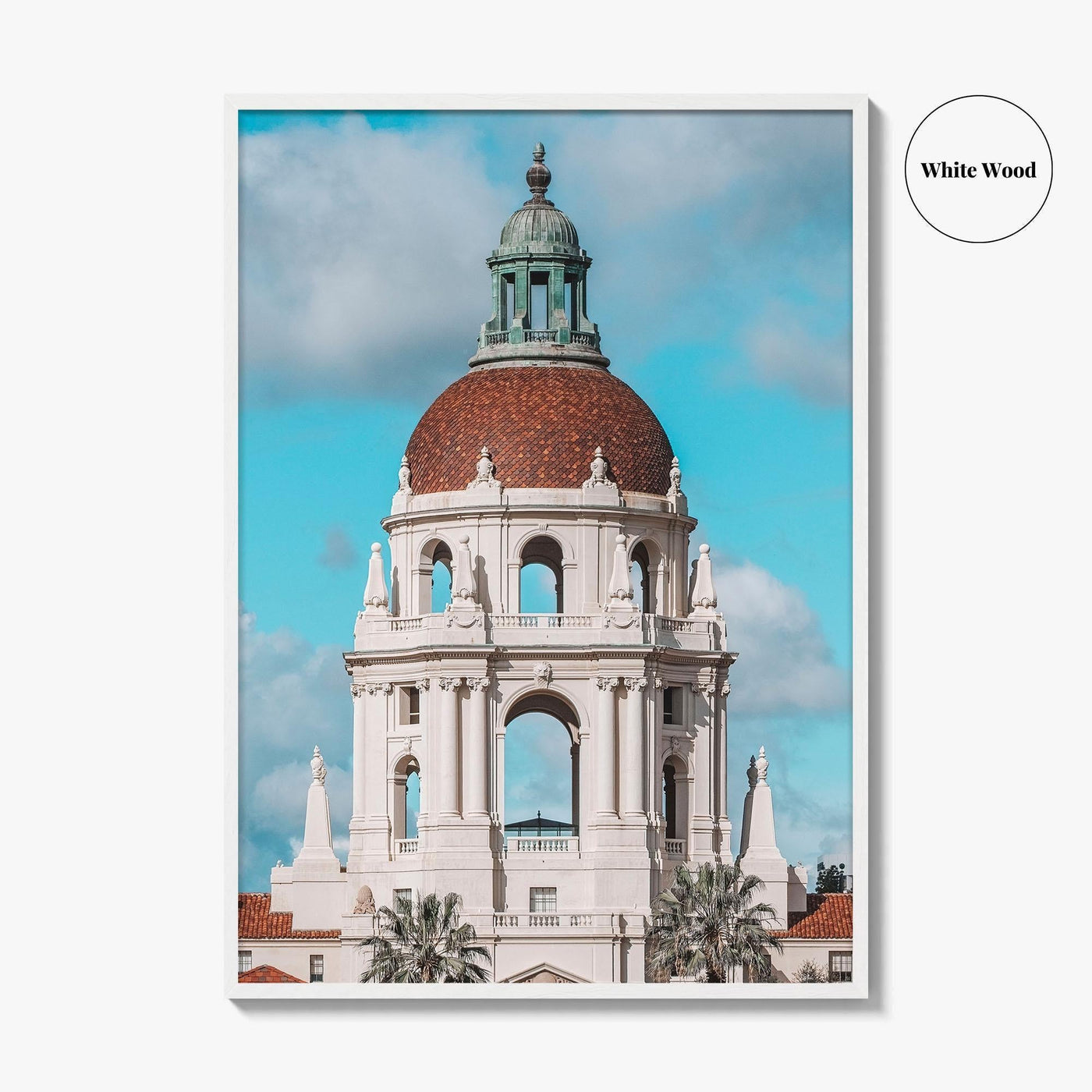 Pasadena Fine Art Photo Print, City Hall, California, USA, Wall Decor Poster