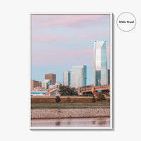 Oklahoma City Skyline Fine Art Photo Print, OKC, Oklahoma, USA Wall Decor Poster