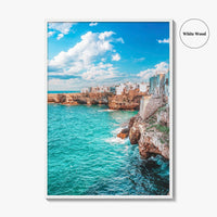 Polignano a Mare Fine Art Photo Print, Puglia Italy, Adriatic Sea Poster