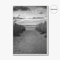 Ocean City Maryland Black and White Fine Art Photo Print, OCMD Poster