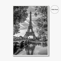 Paris Black and White Fine Art Photo Print, Eiffel Tower, France Poster