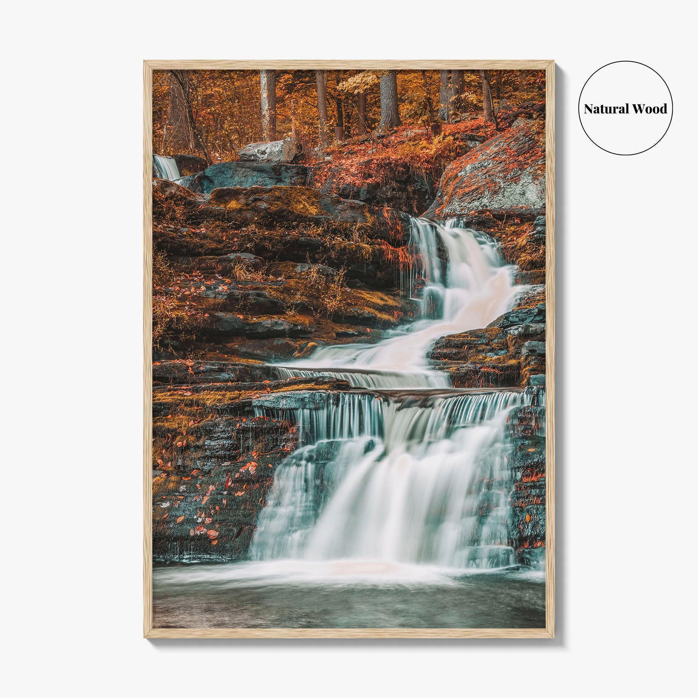 Pocono Mountains Fine Art Photo Print, Factory Falls Waterfall, Delaware Water Gap Pennsylvania