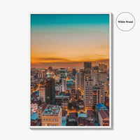 Phnom Penh Skyline Fine Art Photo Print, Wall Decor, Cambodia City Poster