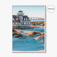 Outer Banks Fine Art Photo Print, Oregon Inlet, Bonner Bridge, Life-Saving Station, NC