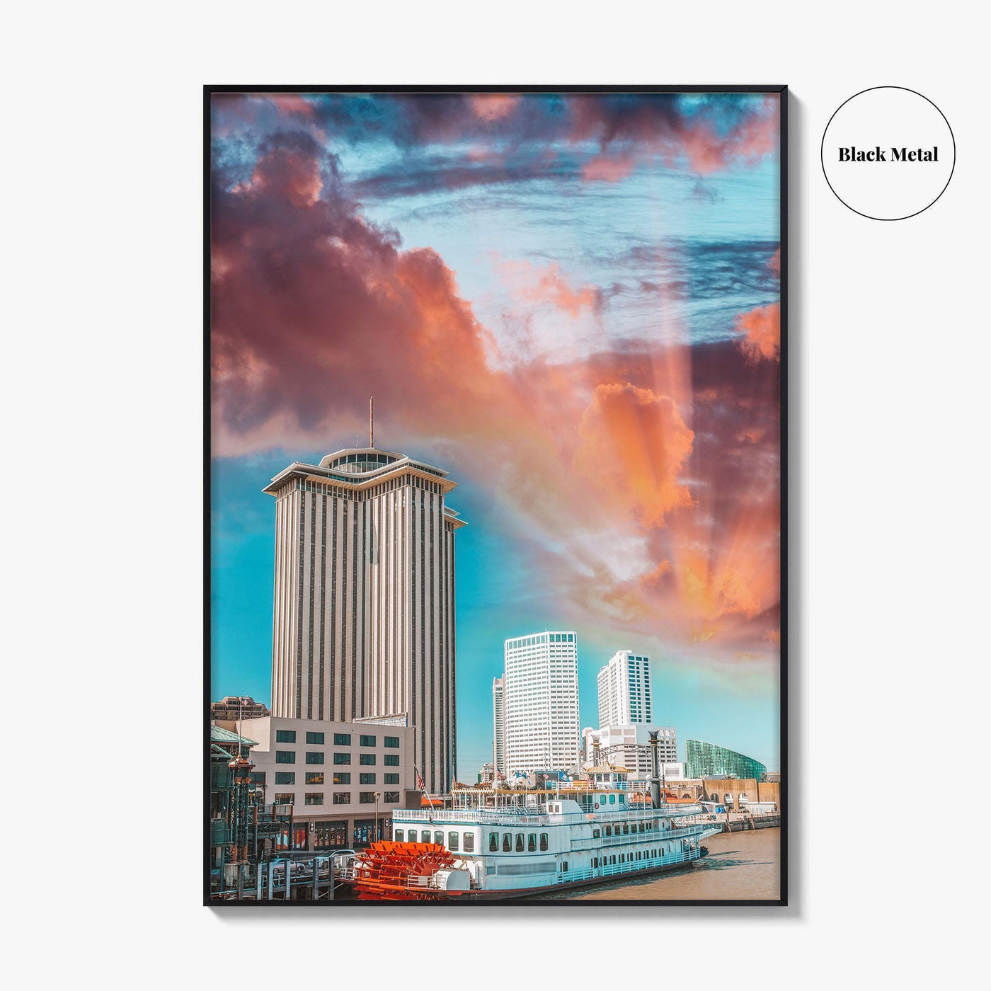 New Orleans Fine Art Photo Print, Mississippi River Steamboat, Louisiana USA NOLA Poster
