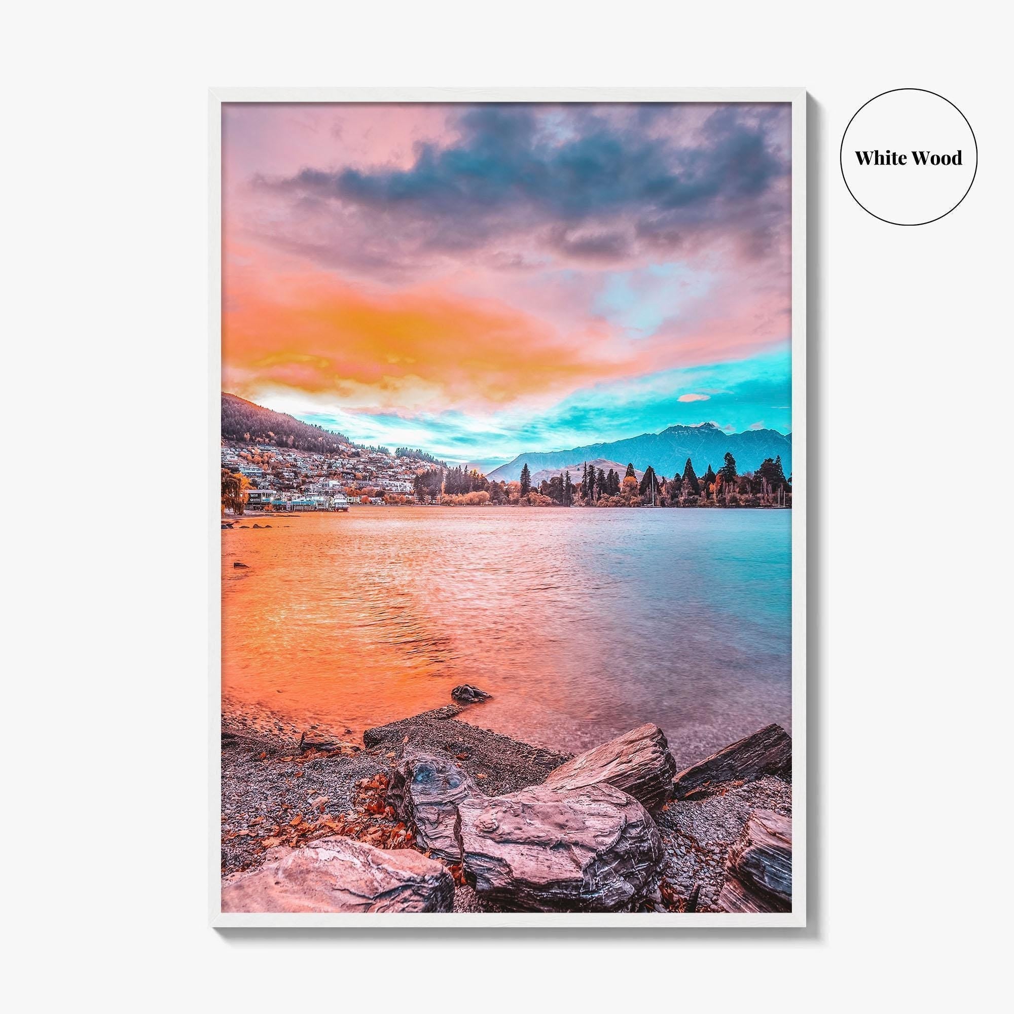 Queenstown Fine Art Photo Print, New Zealand, NZ, Otago, South Island, Wall Decor, Poster