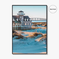 Outer Banks Fine Art Photo Print, Oregon Inlet, Bonner Bridge, Life-Saving Station, NC