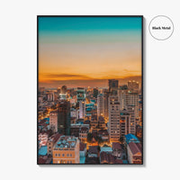 Phnom Penh Skyline Fine Art Photo Print, Wall Decor, Cambodia City Poster