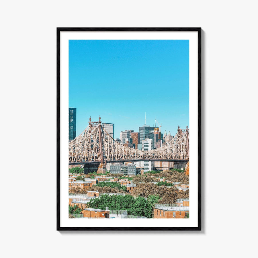 Queens New York Fine Art Photo Print, Queensboro Bridge, East River, NYC, Manhattan