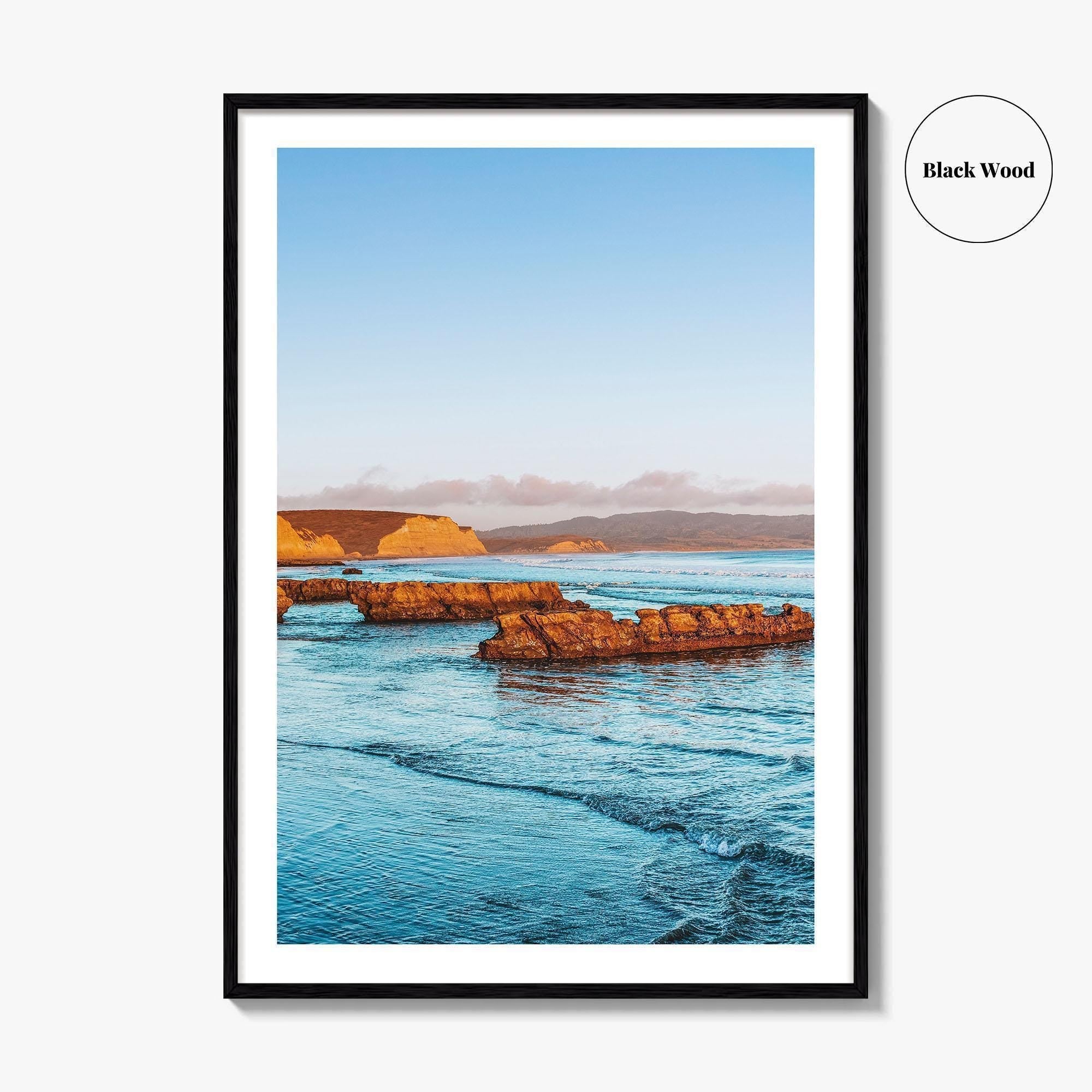 Point Reyes Fine Art Photo Print, Drakes Beach California Ocean Poster